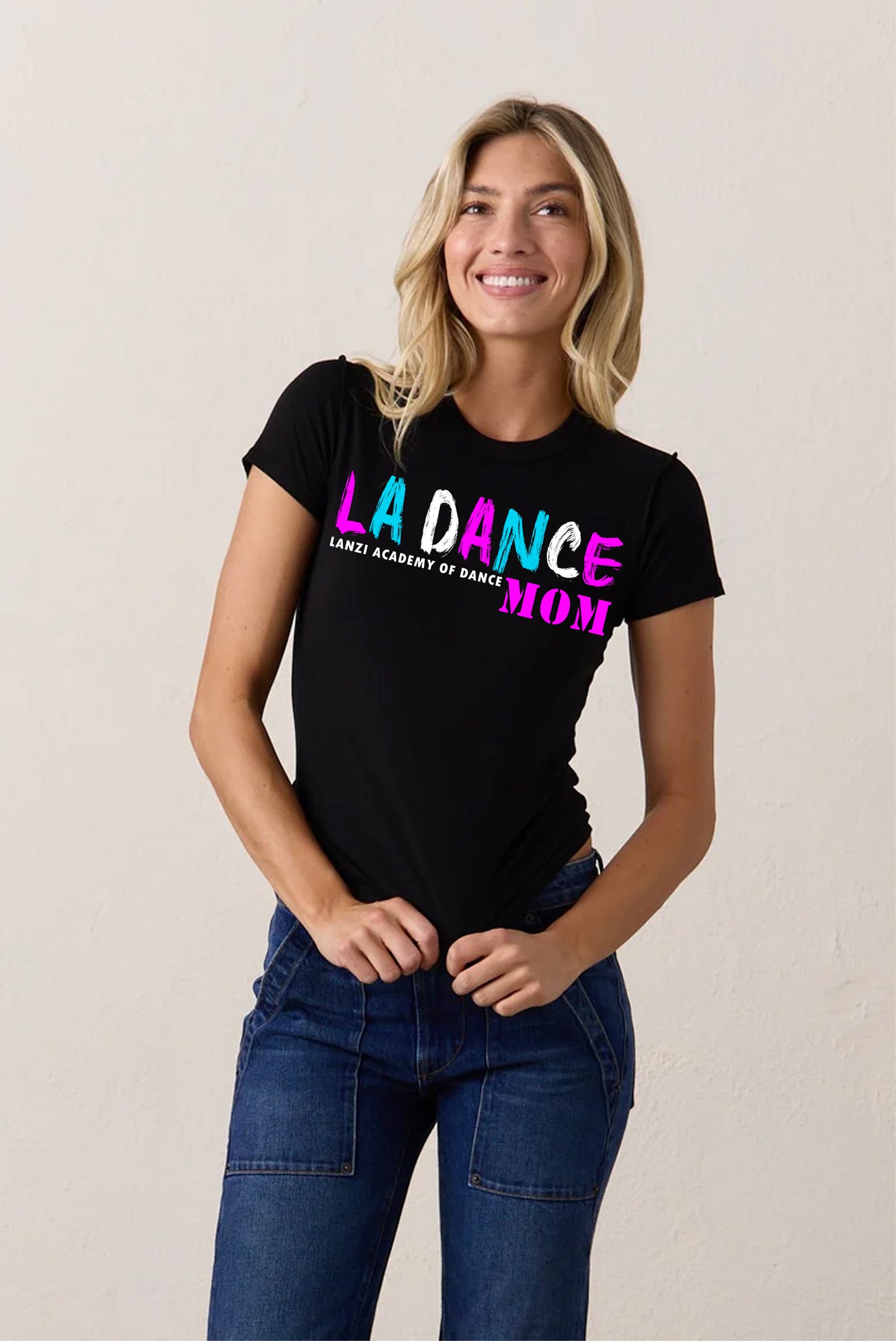 LA Dance Mom Short Sleeve Black T