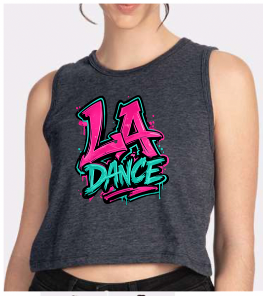 Next Level Women's/Girl's Charcoal Crop Top Tank