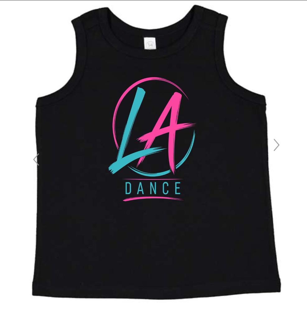 LA Dance Toddler Black Tank