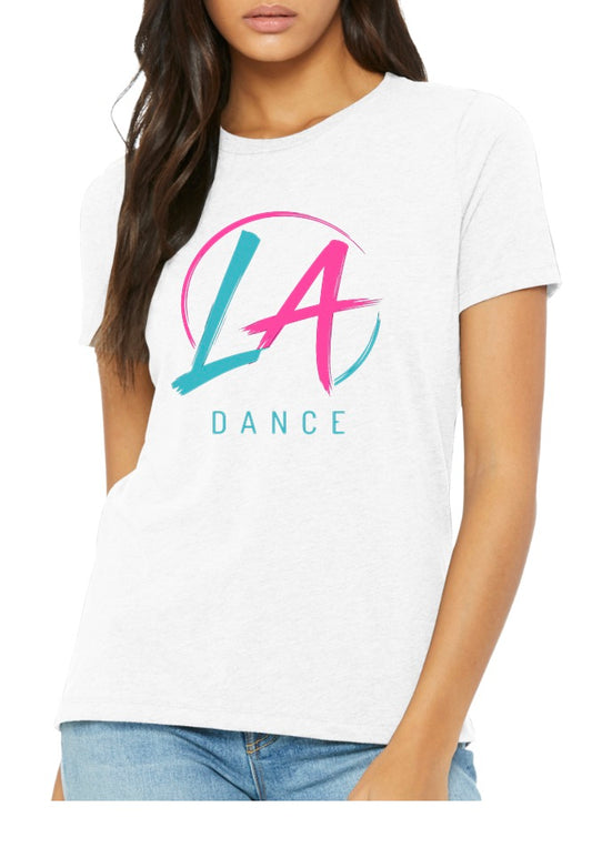 LA Dance Short Sleeve White T-Shirt